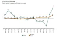 Los precios de fábrica repuntaron con fuerza en España en el mes de abril