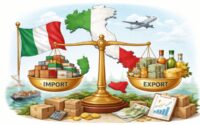 La economía italiana generó en marzo un superávit comercial de EUR 4.700 millones