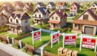 En julio vuelve a caer el número de operaciones de compraventa de vivienda en España en tasa interanual
